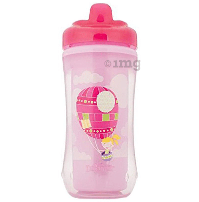 Dr Brown's Hard Spout Insulated Cup Assorted Pink