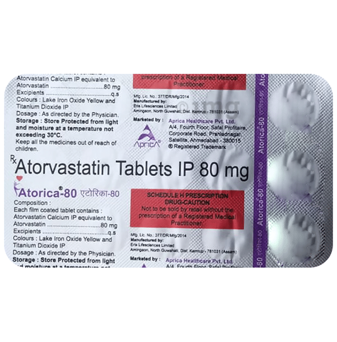 Atorica 80mg Tablet