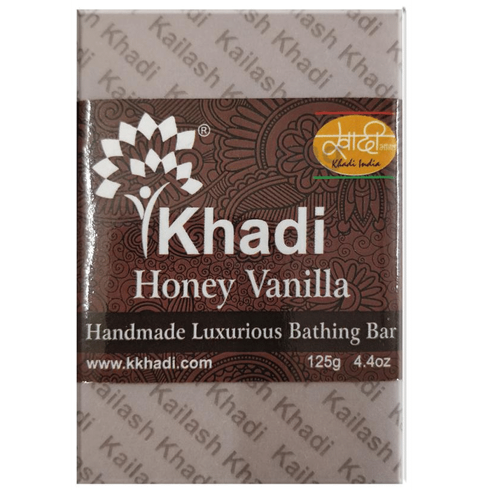 Khadi India Honey Vanilla Handmade Luxurious Bathing Bar