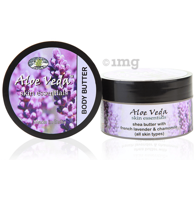 Aloe Veda Luxury Body Butter Shea Butter with French Lavender and Chamomile