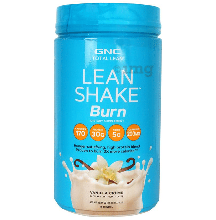 GNC Lean Shake Burn Powder Vanilla Creme