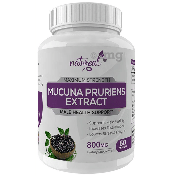Natureal Mucuna Pruriens Extract 800 mg Capsule