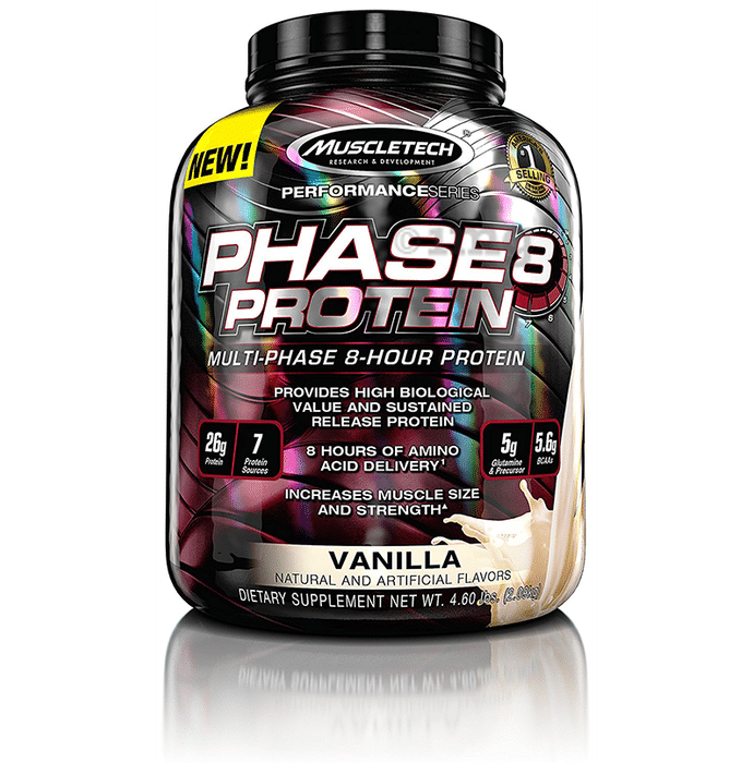 Muscletech Performance Series Phase 8 Protein Powder Vanilla