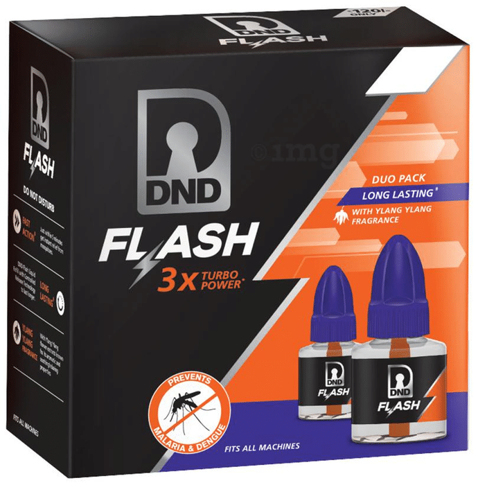 DND Flash 3X Turbo Power Mosquito Repellant (45ml Each)