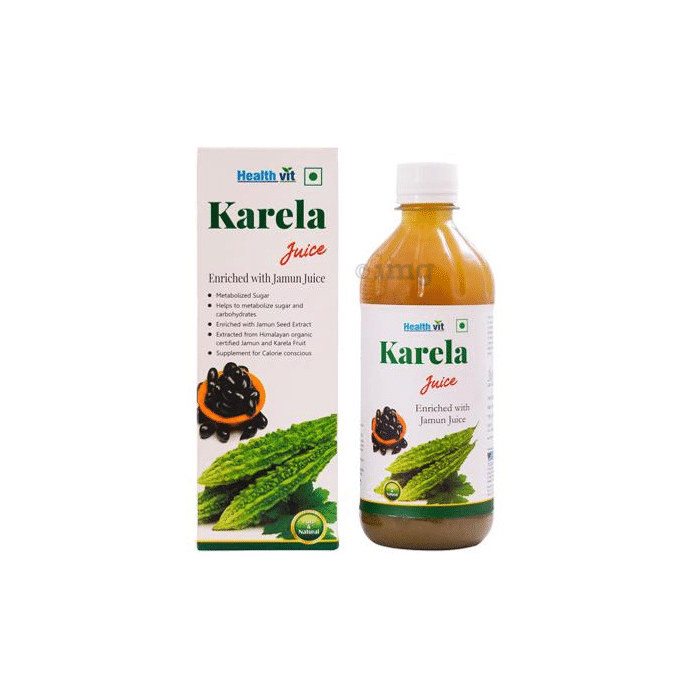 HealthVit Karela with Jamun Juice