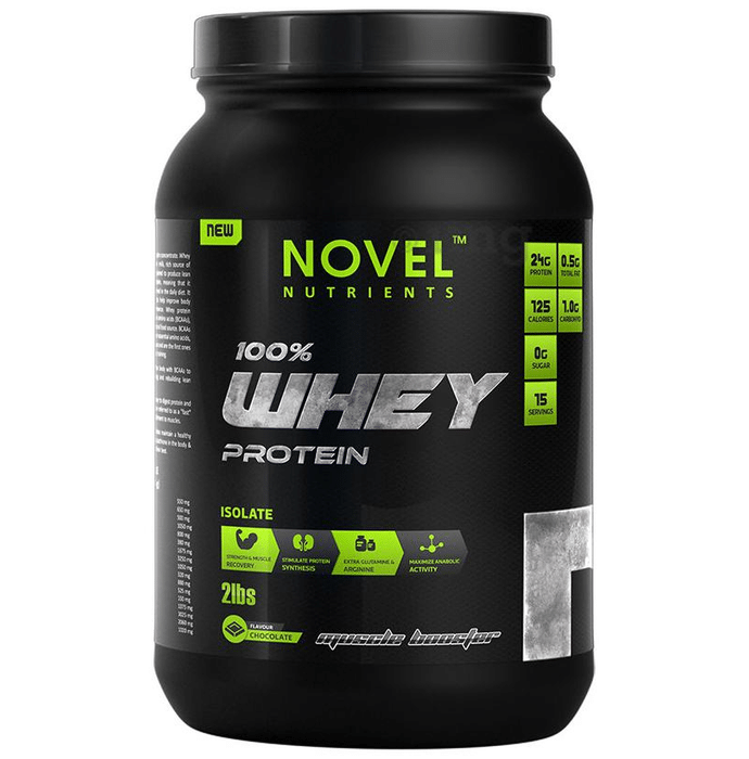 Novel Nutrients 100% Whey Protein Isolate Chocolate