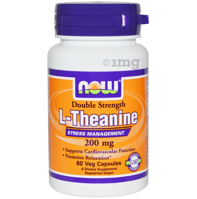 Now Foods L-Theanine 200mg Veg Capsule