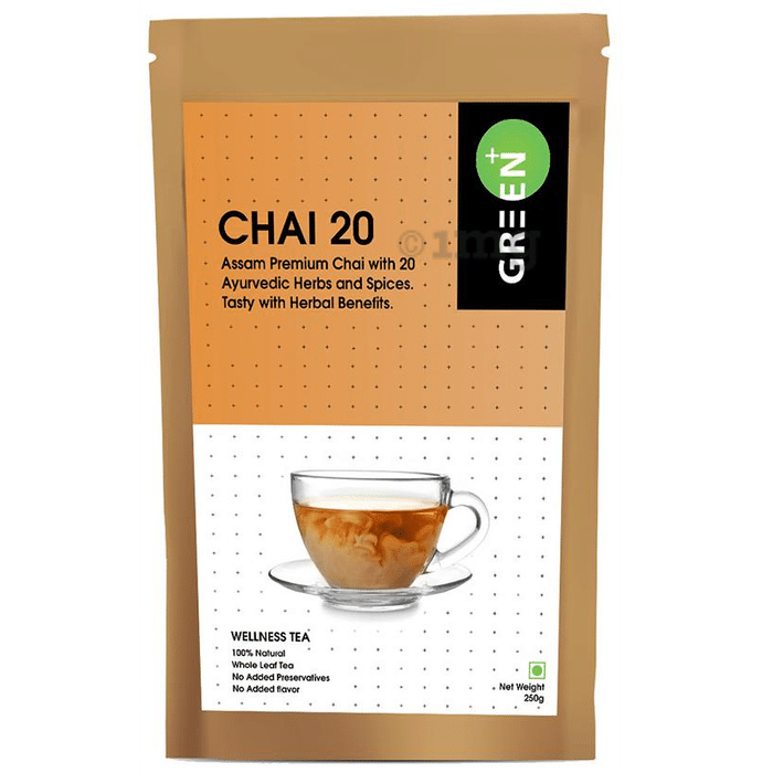 Budwhite Green+ Chai 20 Wellness Tea