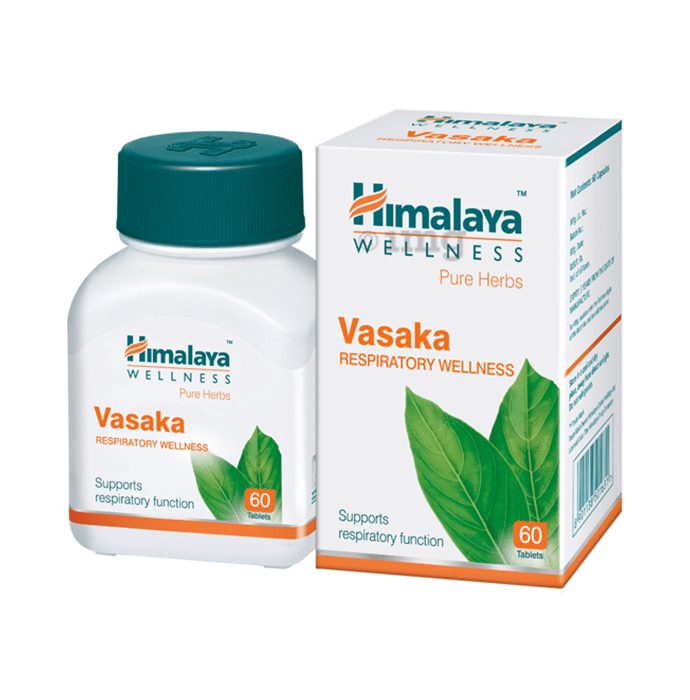 Himalaya Wellness Pure Herbs Vasaka Respiratory Wellness Tablet