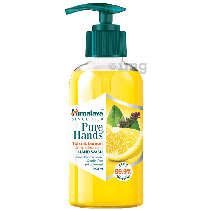 Himalaya Personal Care Pure Hands Hand Wash Tulsi & Lemon Deep Cleansing