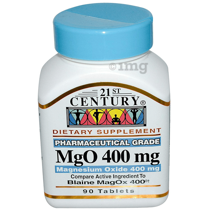 21st Century MgO, Magnesium Oxide 400mg Tablet