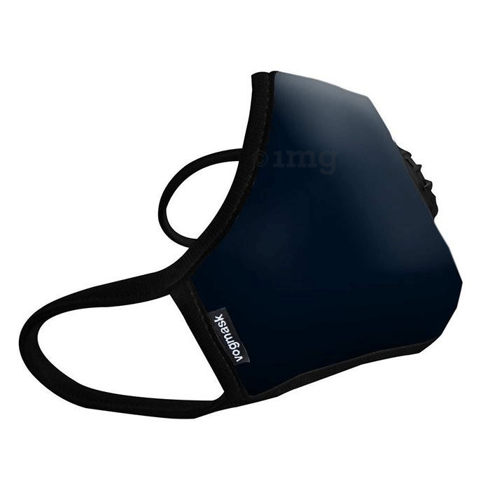 Vogmask Noir N95 CV Anti Pollution Mask Medium Navy Blue