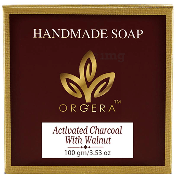 Orgera Butter Handmade Activated Charcoal with Walnut Soap