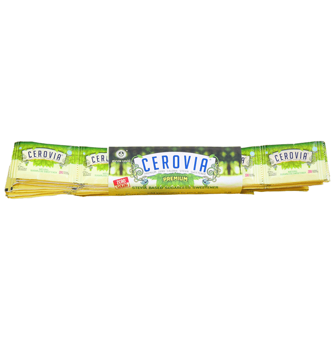 Stevia World Cerovia Sugarless Sweetener Sachet (0.5gm Each)