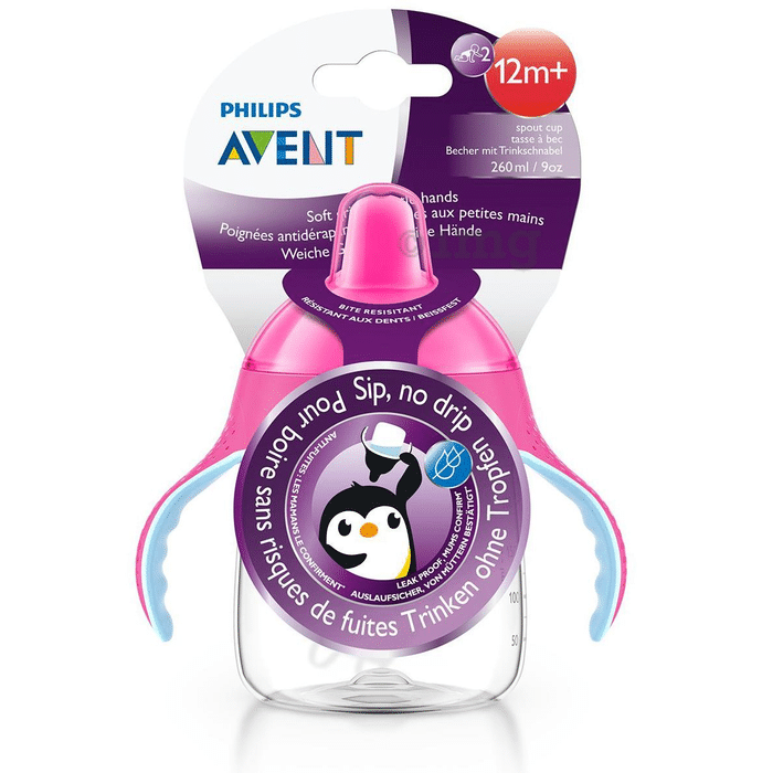 Philips Avent Premium Soft Spout Cup Pink
