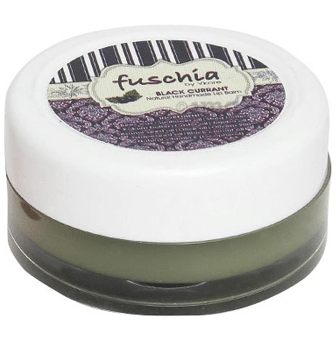Fuschia Natural Handmade Lip Balm Blackcurrant