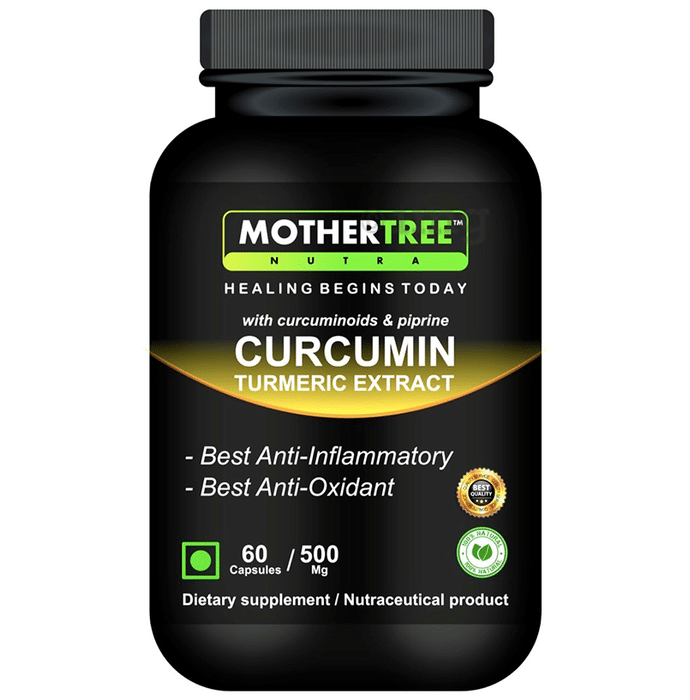 MotherTree Nutra Curcumin Turmeric Extract 500mg Capsule