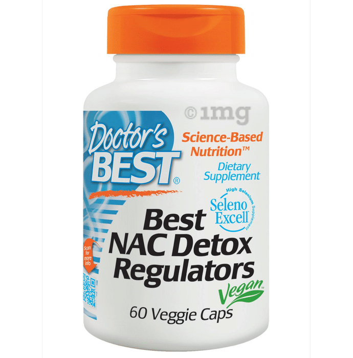 Doctor's Best NAC Detox Regulators Veggie Capsule