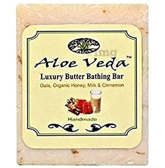 Aloe Veda Oats Organic Honey and Milk Luxury Butter Bar
