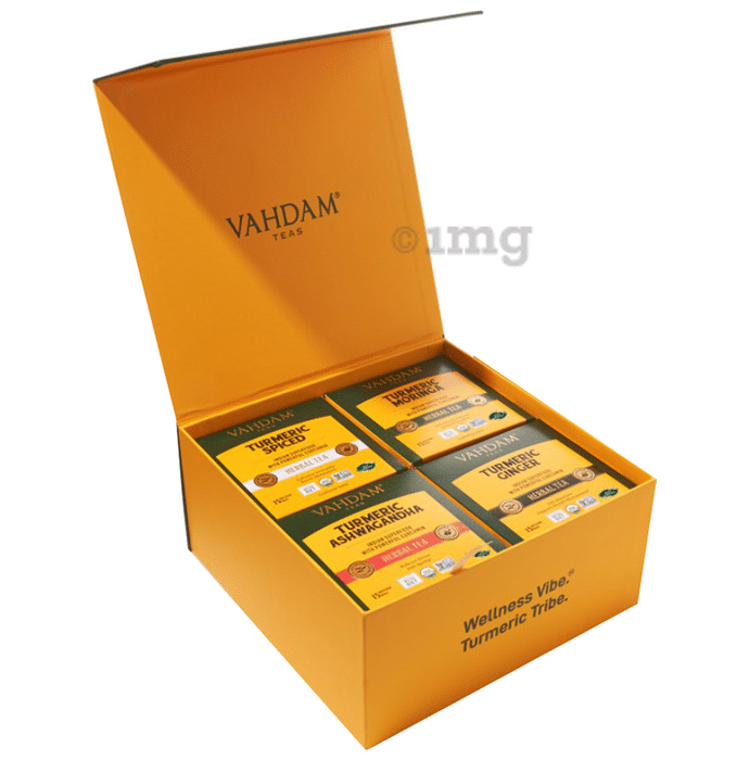Vahdam Teas Turmeric Wellness Kit (2gm Each)