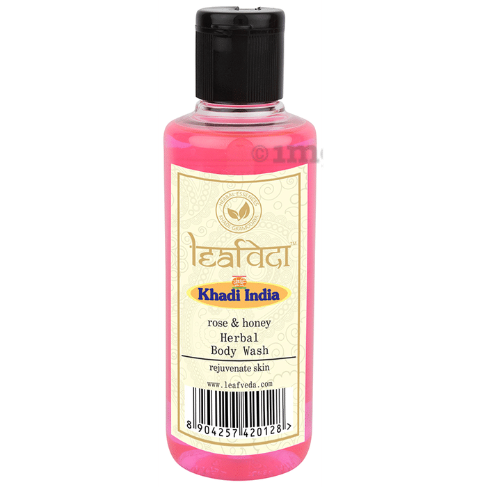 Khadi Leafveda Rose & Honey Herbal Body Wash