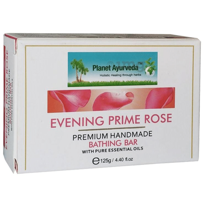 Planet Ayurveda Evening Prime Rose Premium Handmade Bathing Bar