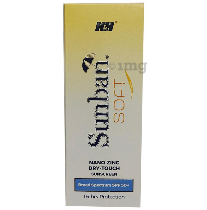 Sunban Soft Nano Zinc Dry-Touch Sunscreen | SPF 50+