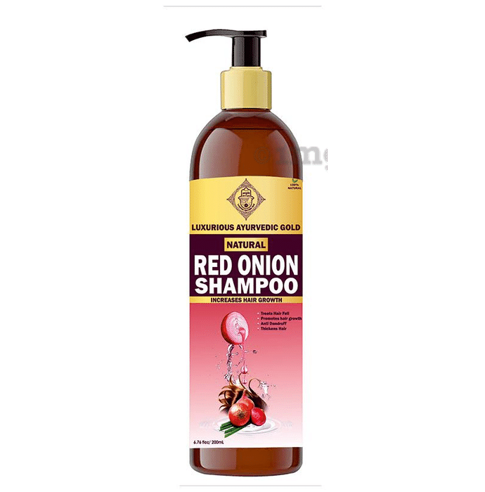 Luxurious Ayurvedic Gold Shampoo Red Onion