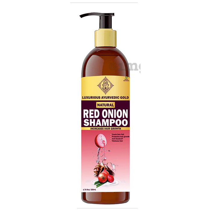 Luxurious Ayurvedic Gold Shampoo Red Onion