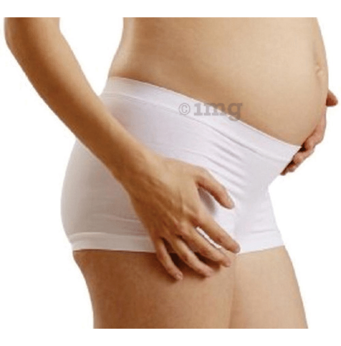 Newmom Seamless Pregnancy Hipster Large White