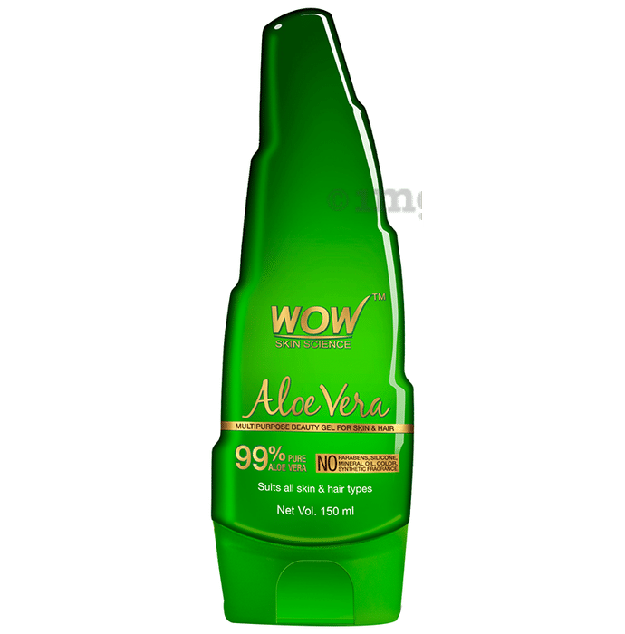 WOW Skin Science 99% Pure Aloe Vera Gel | Multipurpose Beauty Gel for Skin & Hair