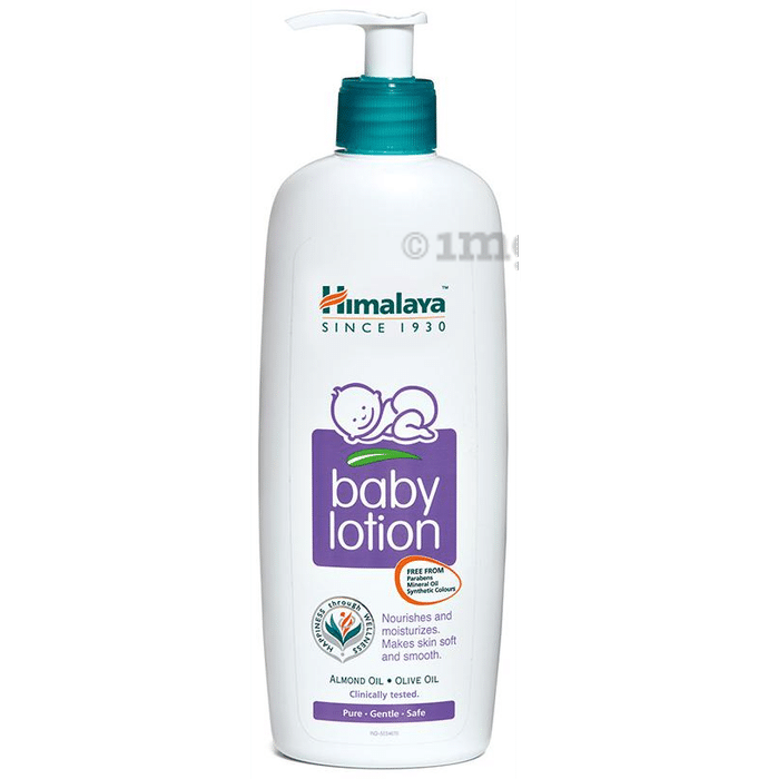Himalaya Baby Lotion with Almond & Olive Oil | Nourishes & Moisturises Baby's Skin | Paraben-Free