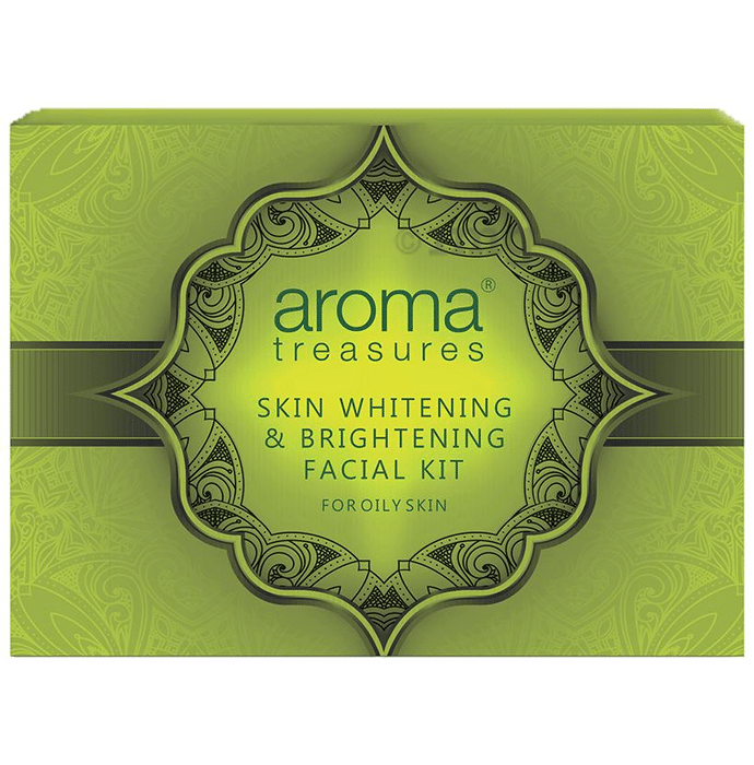 Aroma Treasures Skin Whitening & Brightening Facial Kit Oily Skin