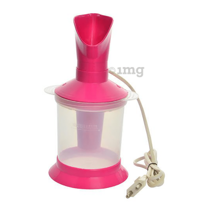 Healthtokri 3 in 1 Facial Sauna Steamer/Vaporizer with Crystal Clear Eye Wash Cup Free Pink
