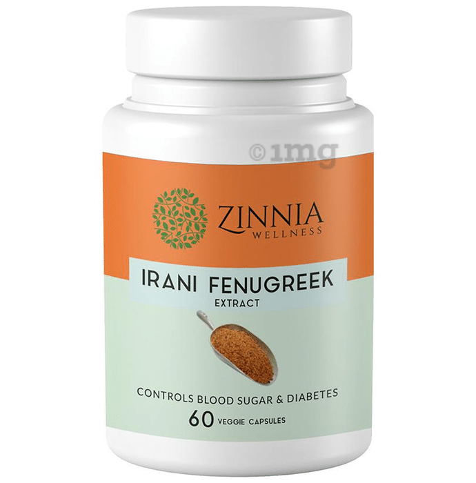 Zinnia Wellness Irani Fenugreek Extract Veggie Capsule