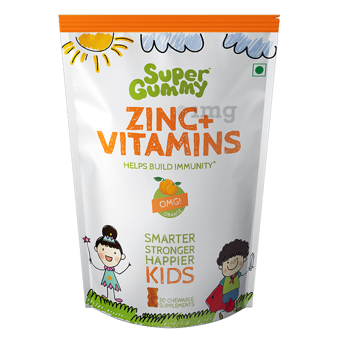 Super Gummy Zinc + Vitamins OMG Orange