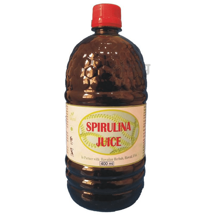 Hawaiian Herbals Spirulina Juice with Spirulina Drops 30ml Free