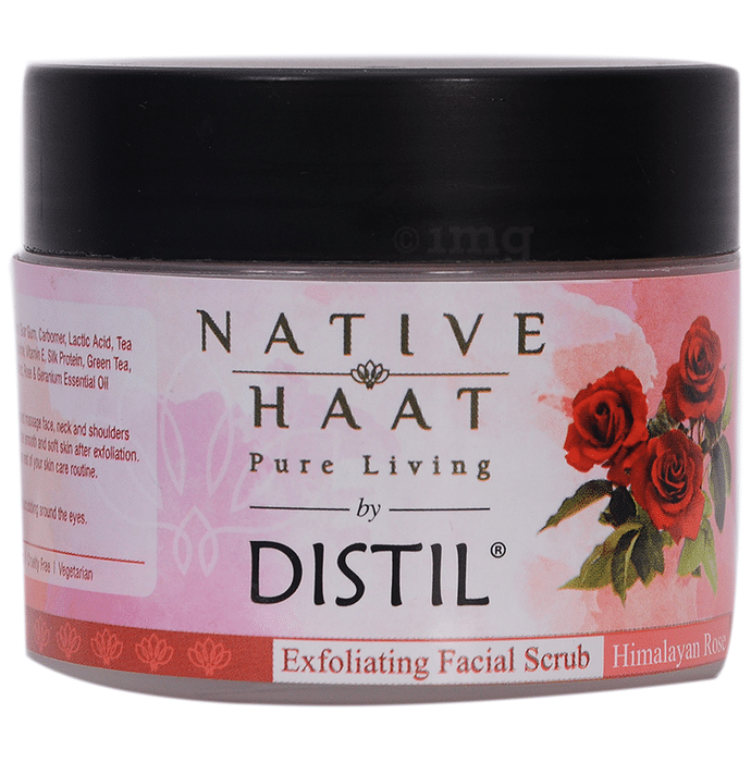 Native Haat Distil Exfoliating Facial Scrub Himalyan Rose