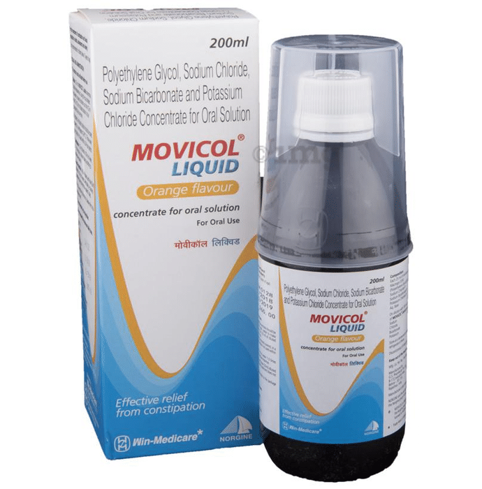 Movicol Liquid | Eases Constipation | Flavour Orange