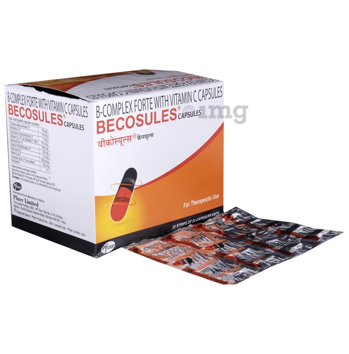 Becosules Capsule with B-Complex & Vitamin C | For Mouth Ulcers