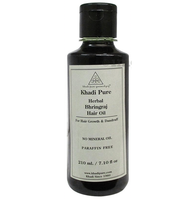 Khadi Pure Herbal Bhringraj Hair Oil No Mineral Oil Paraffin Free