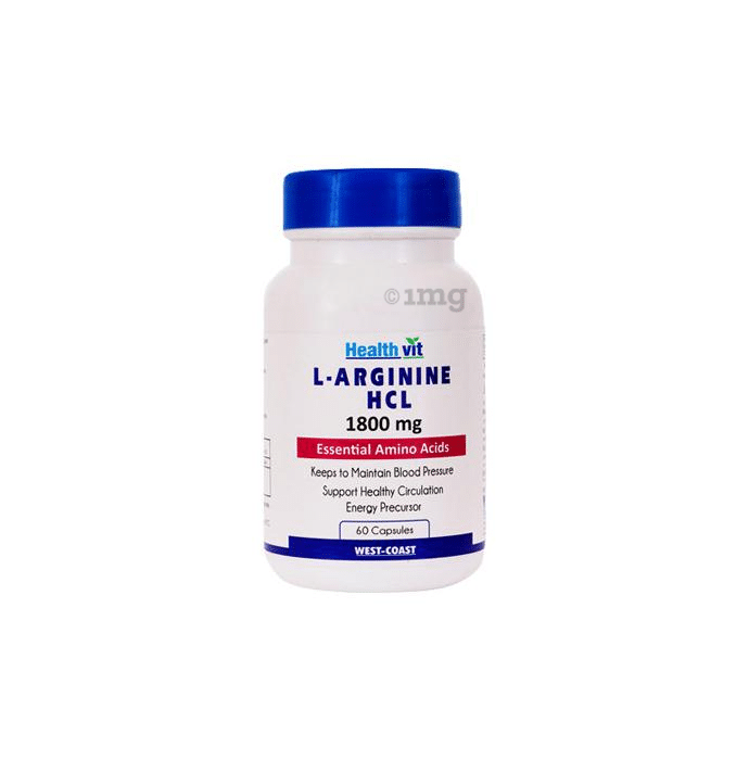 HealthVit L- Arginine 1800mg  Capsule