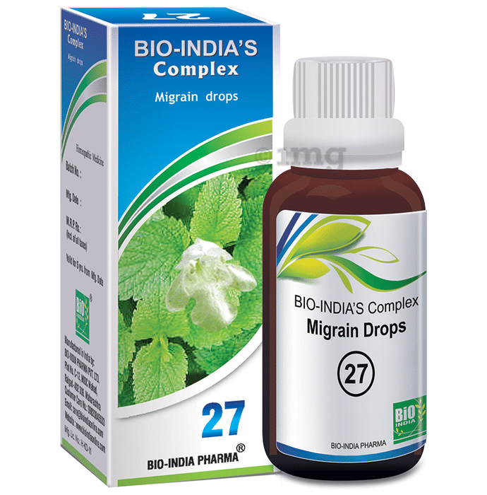 Bio India Complex 27 Migrain Drop