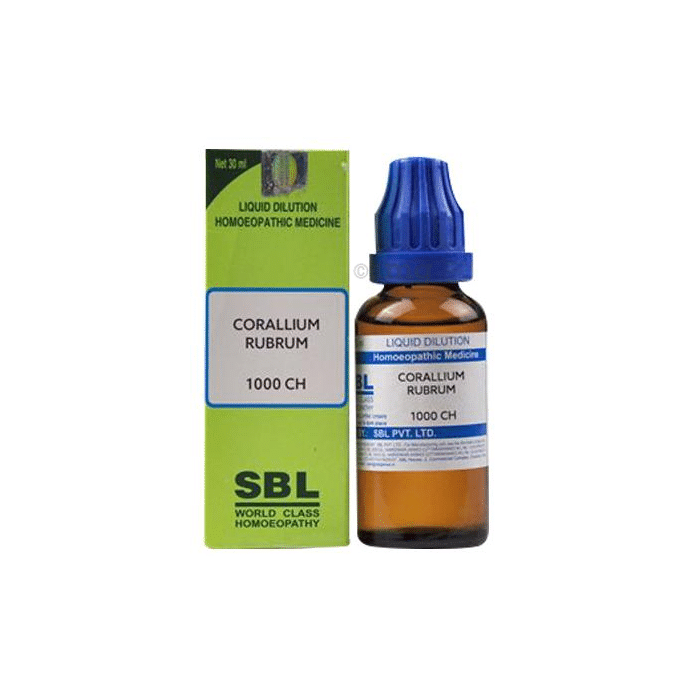 SBL Corallium Rubrum Dilution 1000 CH