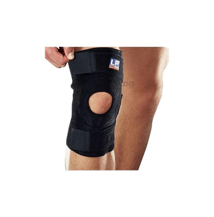 LP 758 Neoprene Knee Support Open Patella Universal Black