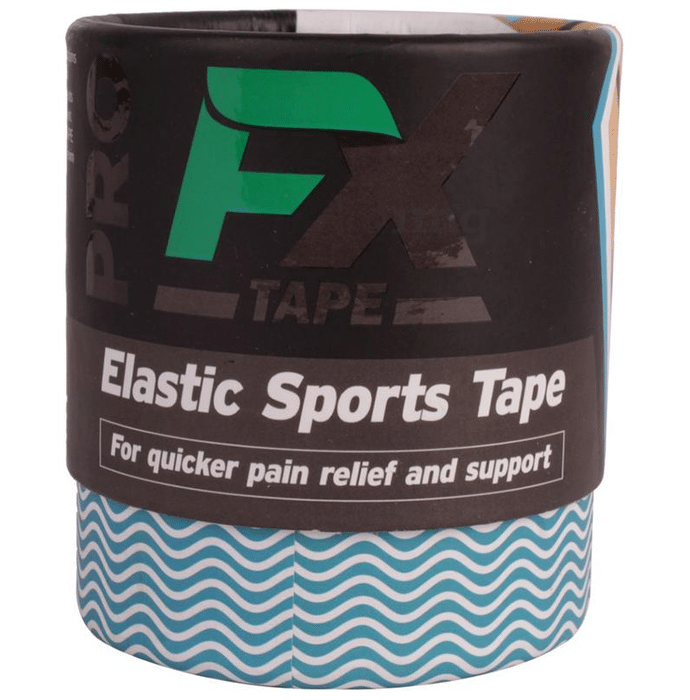 FX Pro Elastic Sports Tape (20 Precut) 10 inch Blue