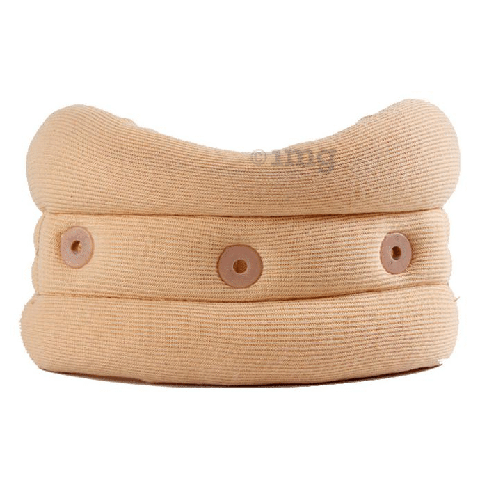 Kudize Large Beige Cervical Soft Collar Firm Density Neck Support Brace