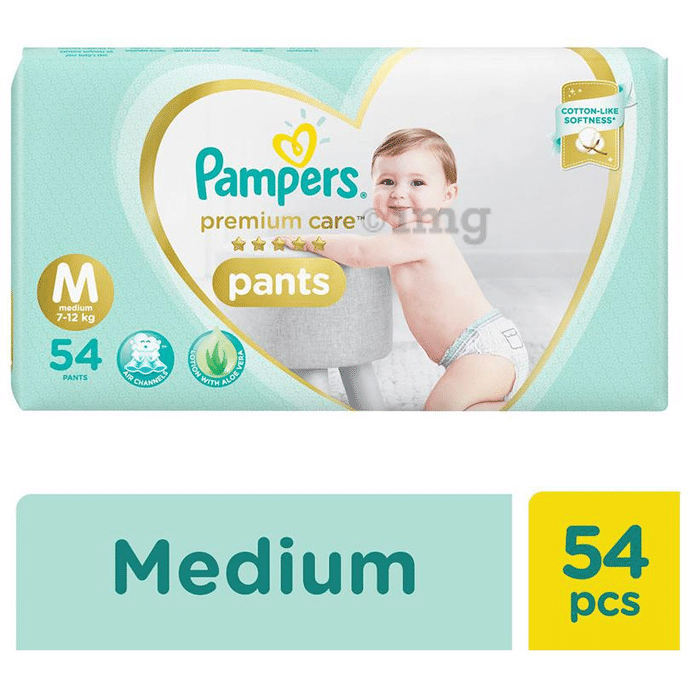 Pampers Premium Care Pants Diapers Monthly Box Pack Medium 108 Count in  Vijayawada at best price by First CryCom  Justdial