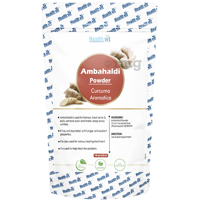HealthVit Ambahaldi (Curcuma Aromatica) Powder