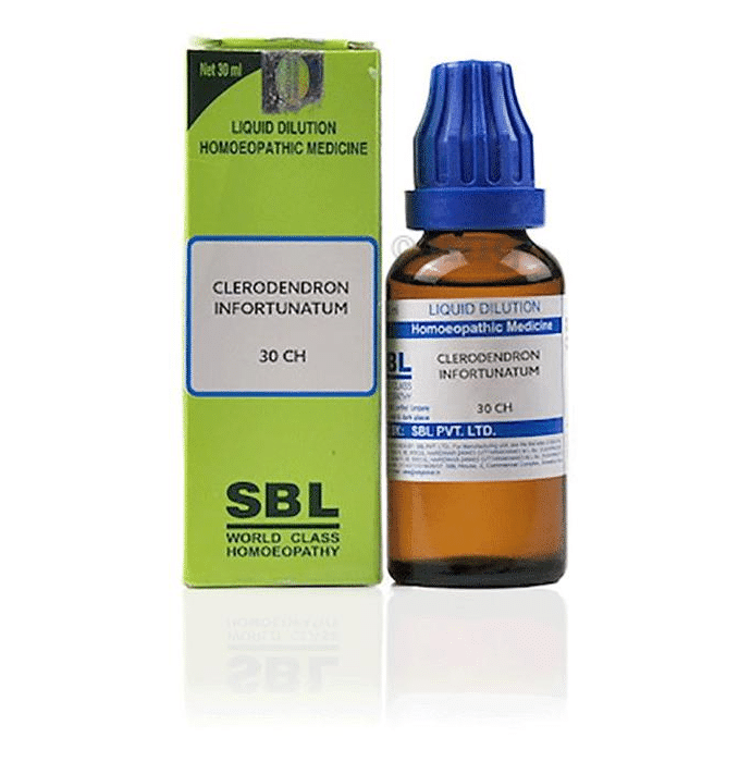 SBL Clerodendron Infortunatum Dilution 30 CH